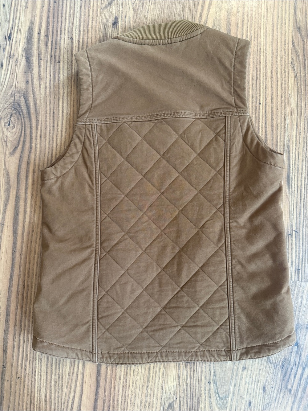 Carhartt Women's Rugged Flex Relaxed Fit Canvas Insulated Rib Collar Vest XS - Picture 7 of 7
